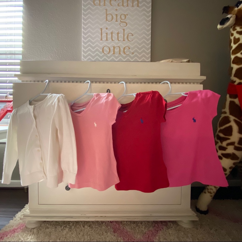 Girls 3/3T Ralph Lauren Cardigan and Shirts